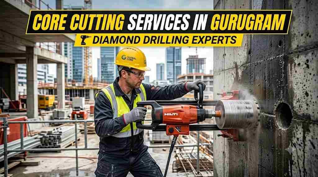 Core Cutting Services in Gurugram | Diamond Drilling Experts