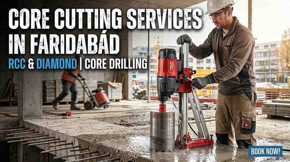 Core Cutting Services in Faridabad | RCC & Diamond Core Drilling