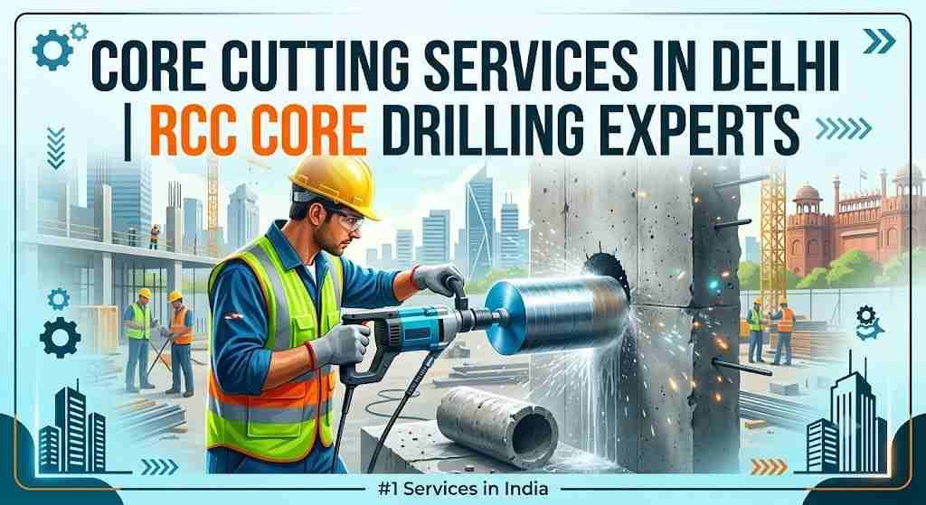 Core Cutting Services in Delhi | RCC Core Drilling Experts
