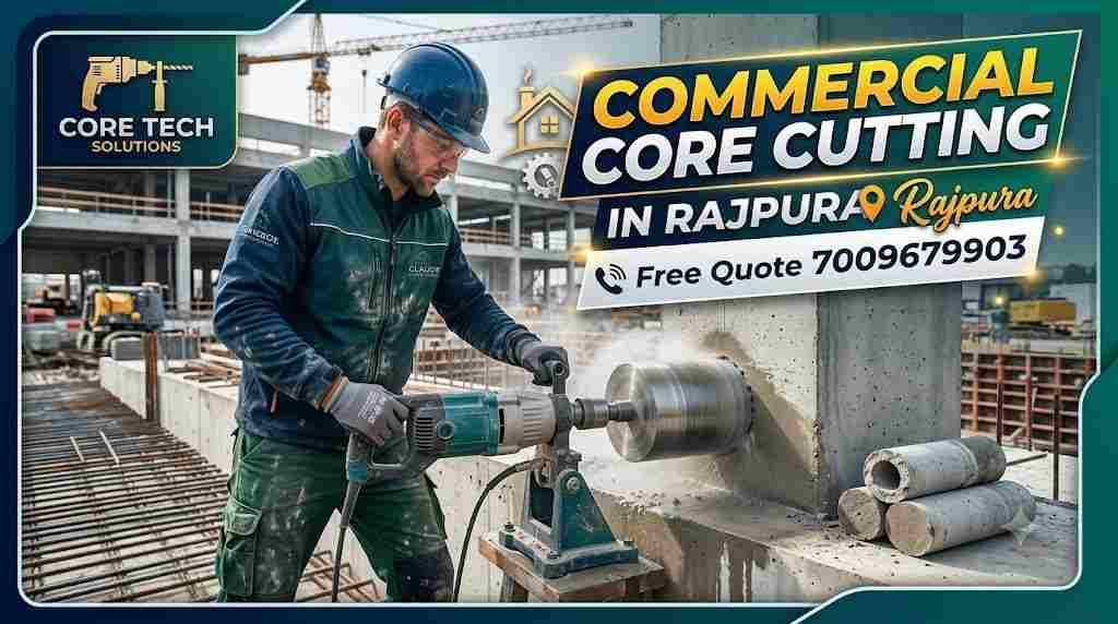 Core Cutting Services for Commercial Buildings in Rajpura – Get a Free Quote