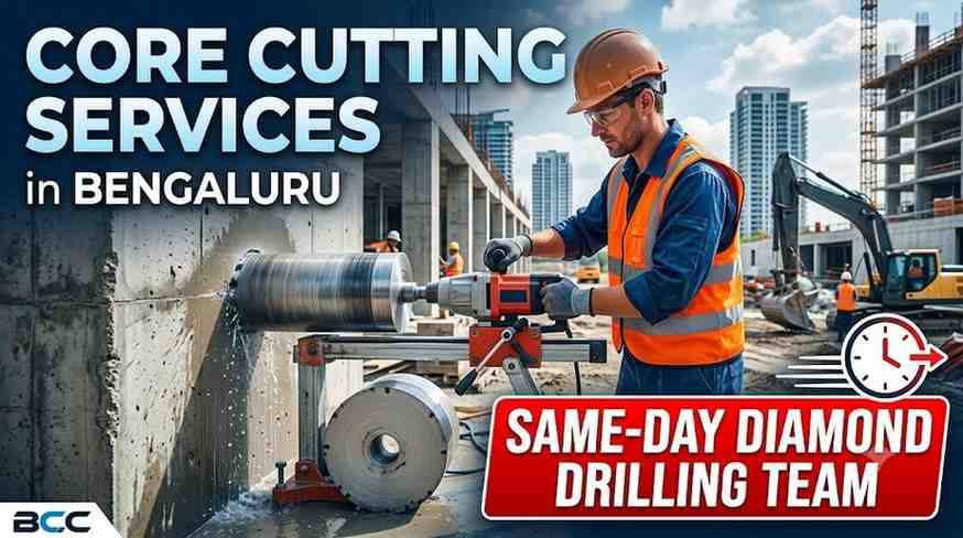 Core Cutting Services in Bengaluru | Same-Day Diamond Drilling Team