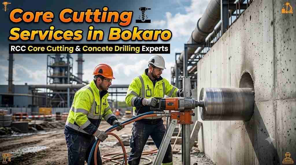 Core Cutting Services in Bokaro | RCC Core Cutting & Concrete Drilling Experts