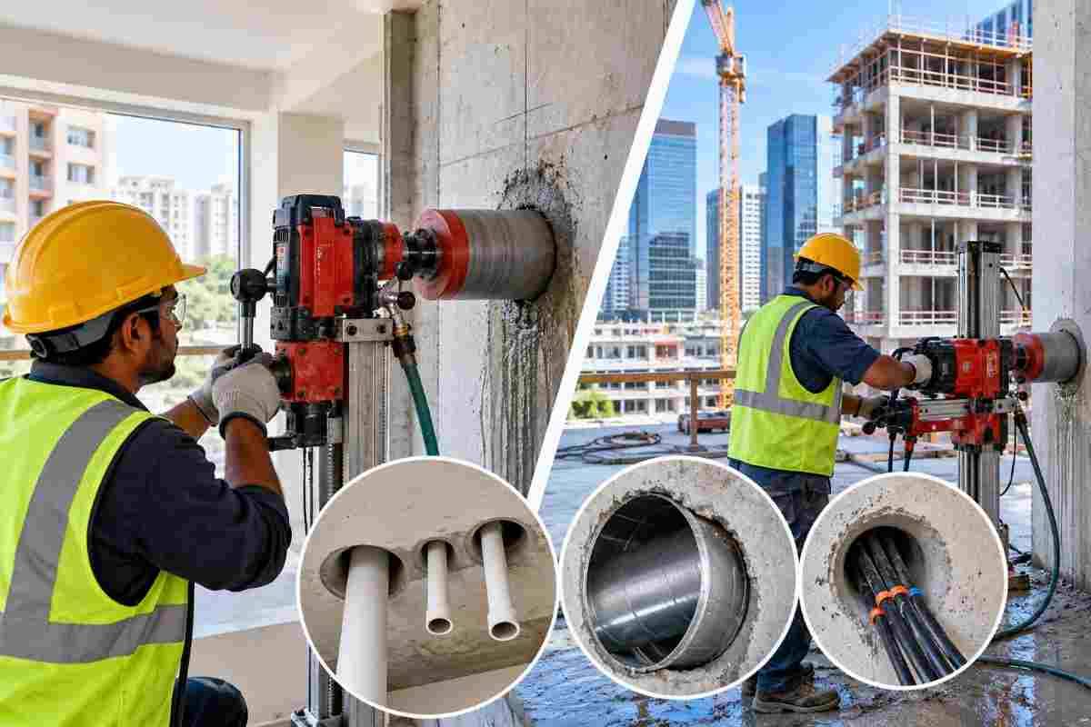 Core Cutting Services in Delhi for Residential and Commercial Projects | Core Cutting India