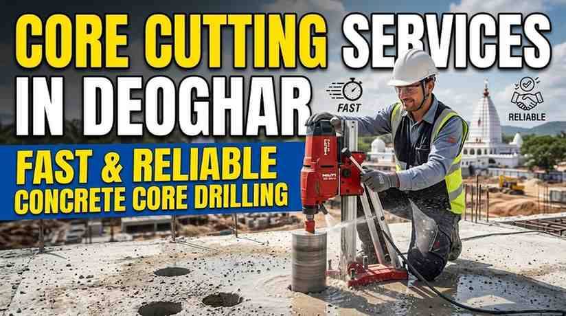 Core Cutting Services in Deoghar | Fast & Reliable Concrete Core Drilling
