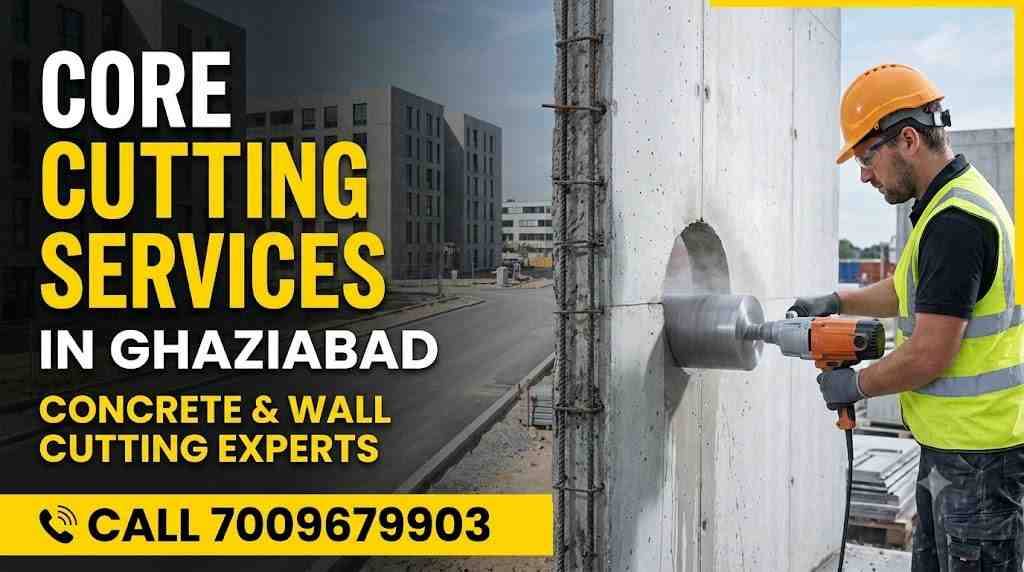 Core Cutting Services in Ghaziabad | Concrete & Wall Cutting Experts – Call 7009679903