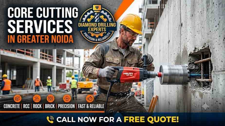 Core Cutting Services in Greater Noida | Diamond Drilling Experts – Call 7009679903