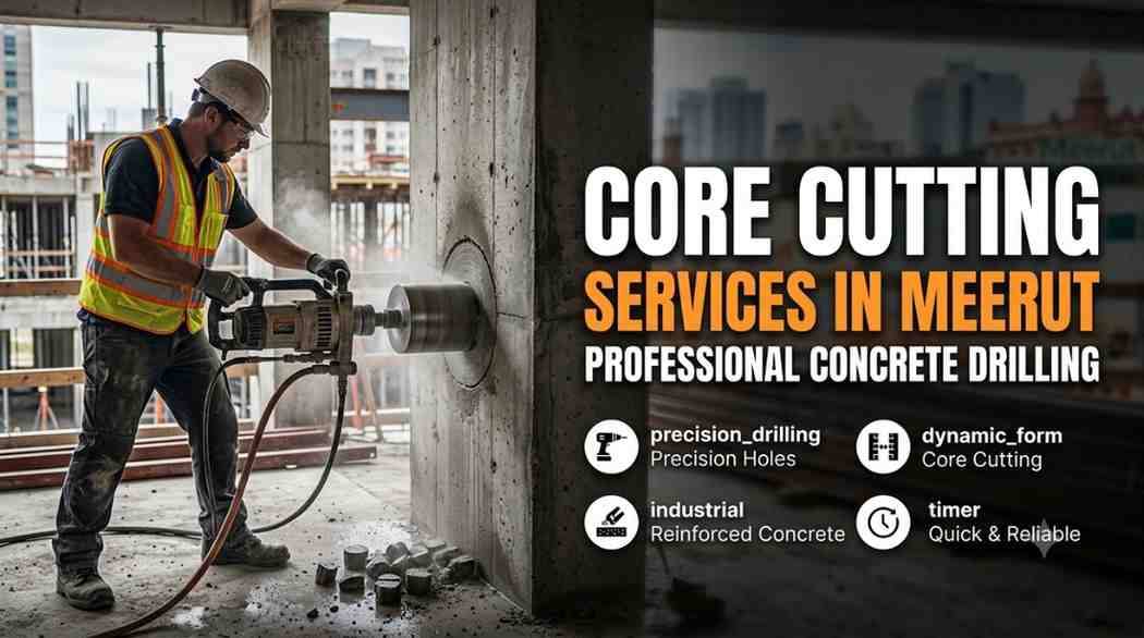 Core Cutting Services in Meerut | Professional Concrete Drilling