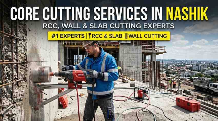 Core Cutting Services in Nashik | RCC, Wall & Slab Cutting Experts