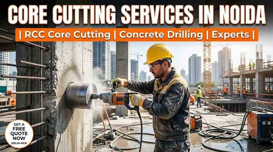 Core Cutting Services in Noida | RCC Core Cutting & Concrete Drilling Experts