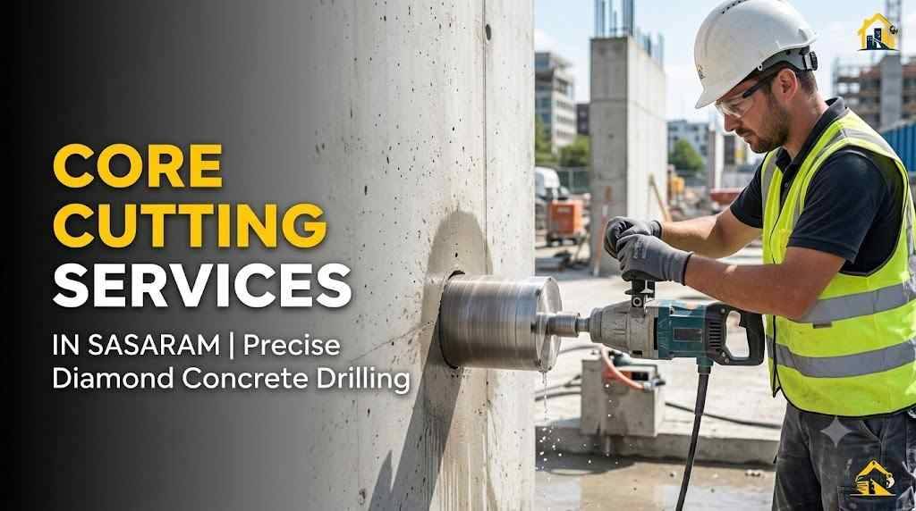 Core Cutting Services in Sasaram | Precise Diamond Concrete Drilling