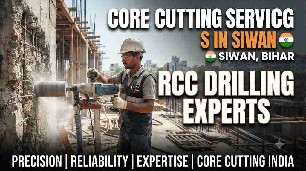 Core Cutting Services in Siwan | RCC Drilling Experts – Core Cutting India