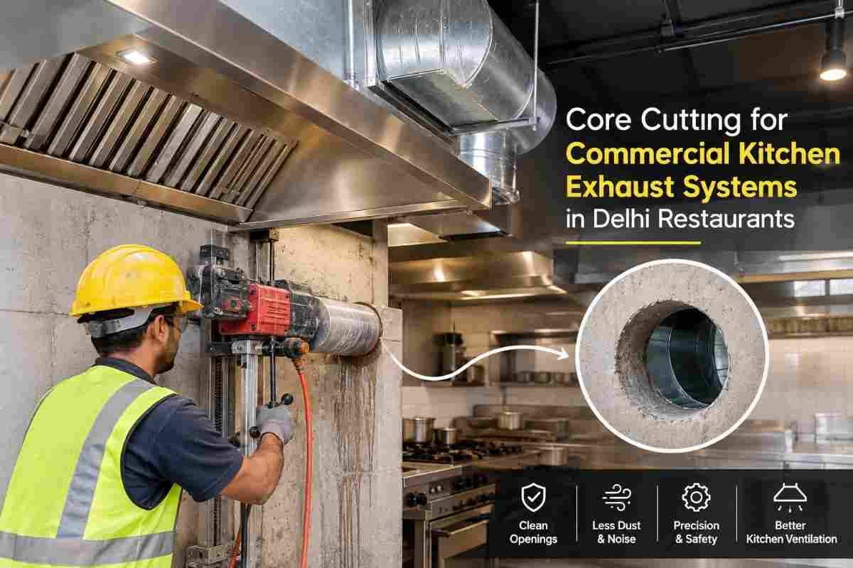 Core Cutting for Commercial Kitchen Exhaust Systems in Delhi Restaurants: A Complete Guide