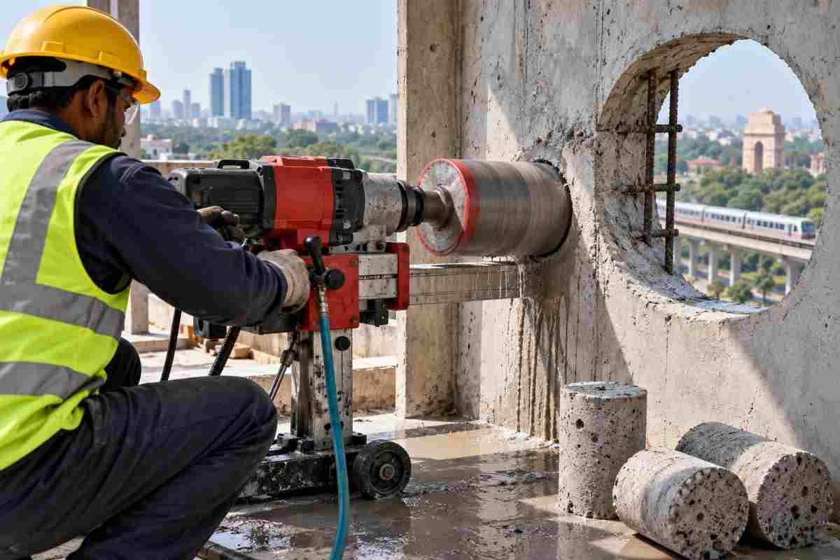 Core Cutting in Delhi: Accurate RCC Openings | Core Cutting India