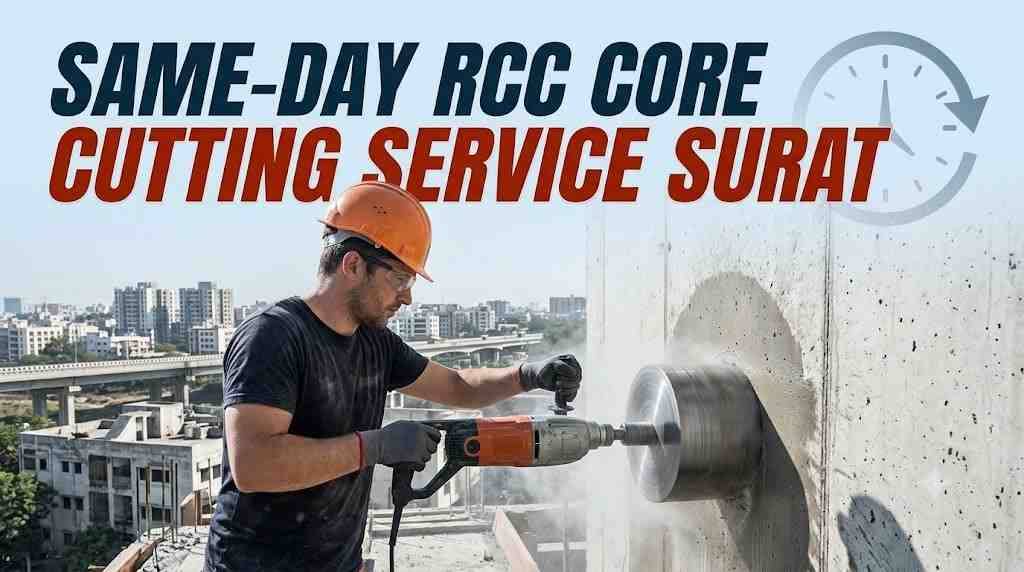 Same-Day RCC Core Cutting in Surat | Book Now – 7009679903