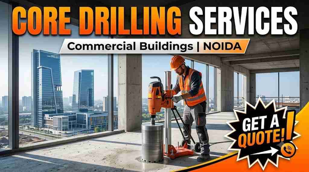 Core Drilling Services for Commercial Buildings in Noida | Quote