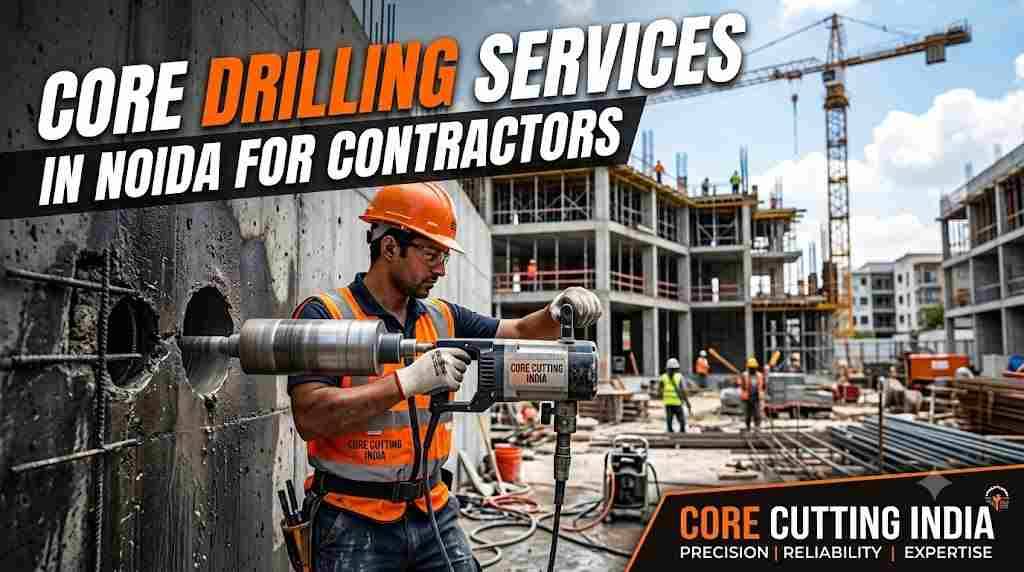 Core Drilling Services in Noida for Contractors | Core Cutting India