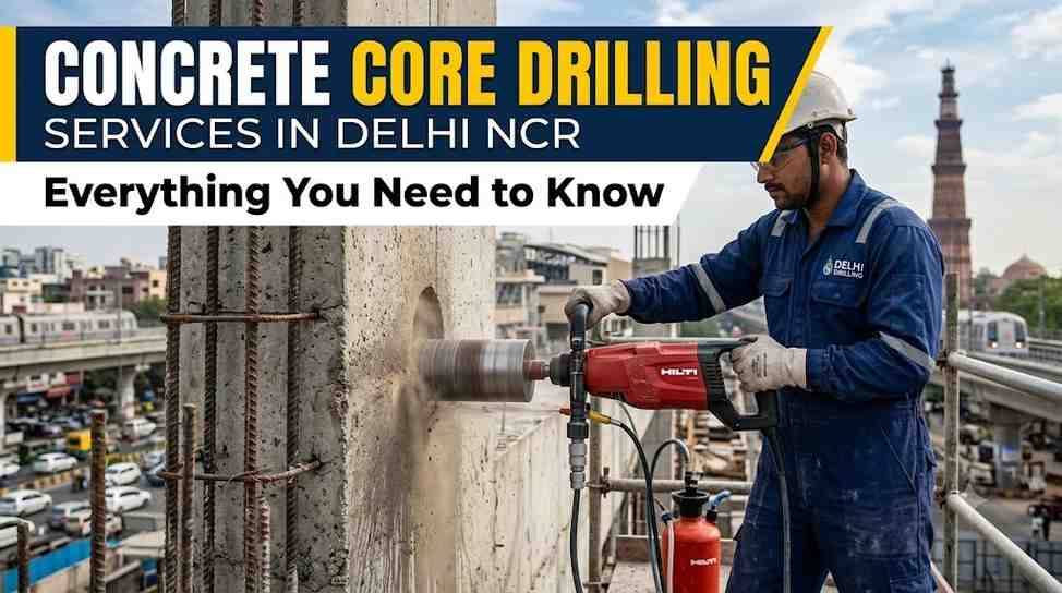 Concrete Core Drilling Services in Delhi NCR | Call 7009679903