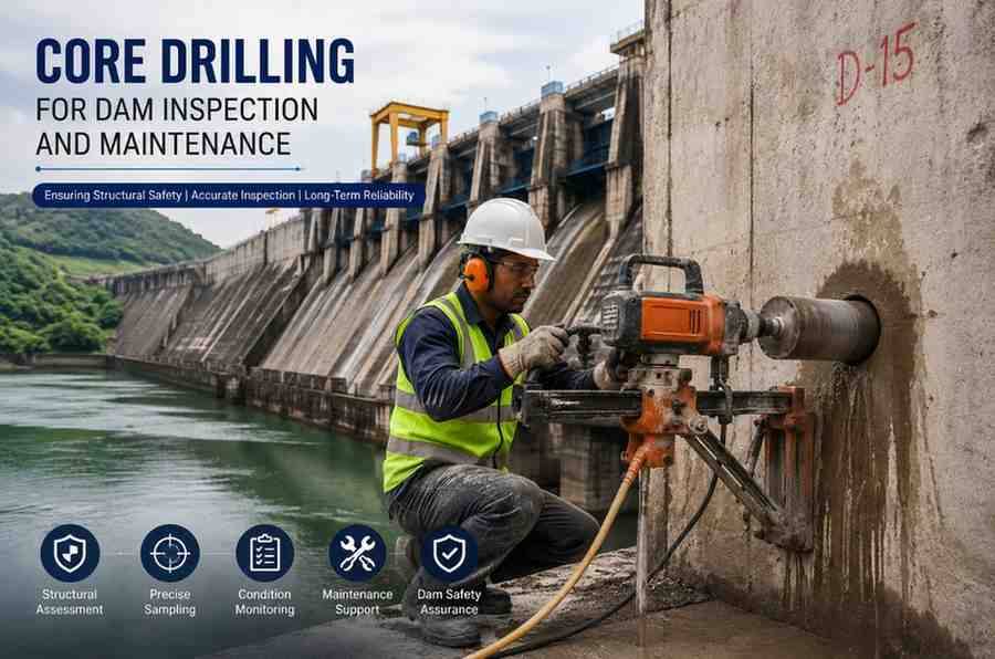 Core Drilling for Dam Inspection and Maintenance: Ensuring Long-Term Structural Integrity