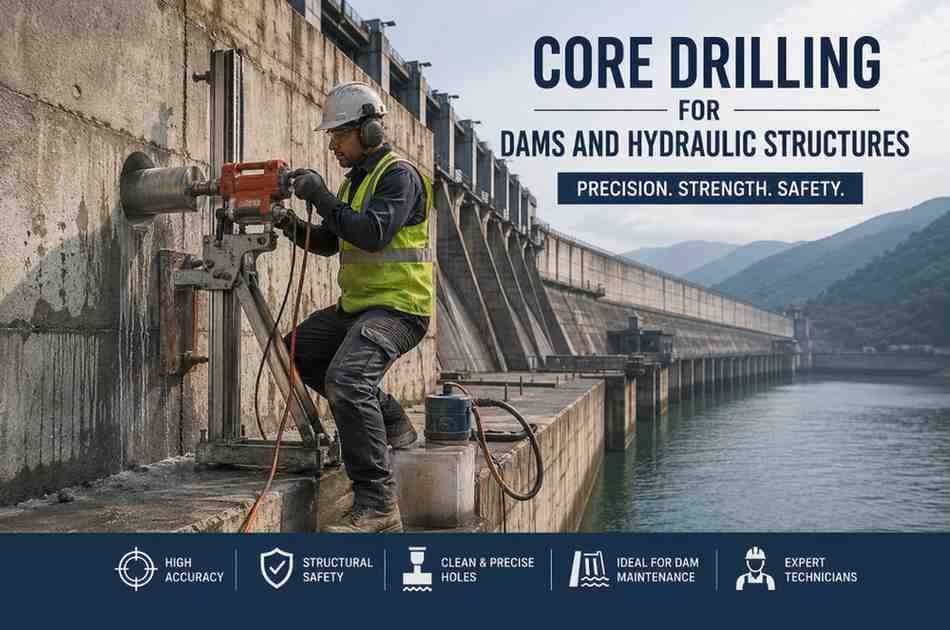 Core Drilling for Dams & Hydraulic Structures | Expert Guide