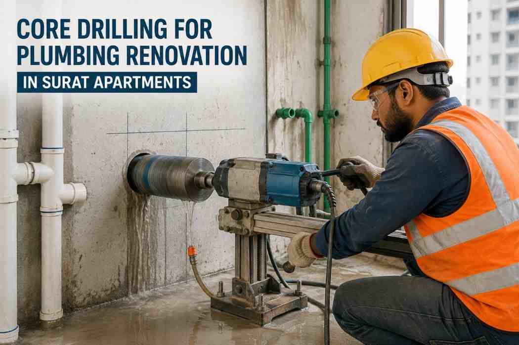 Core Drilling for Plumbing Renovation in Surat Apartments — Complete Guide by Core Cutting India