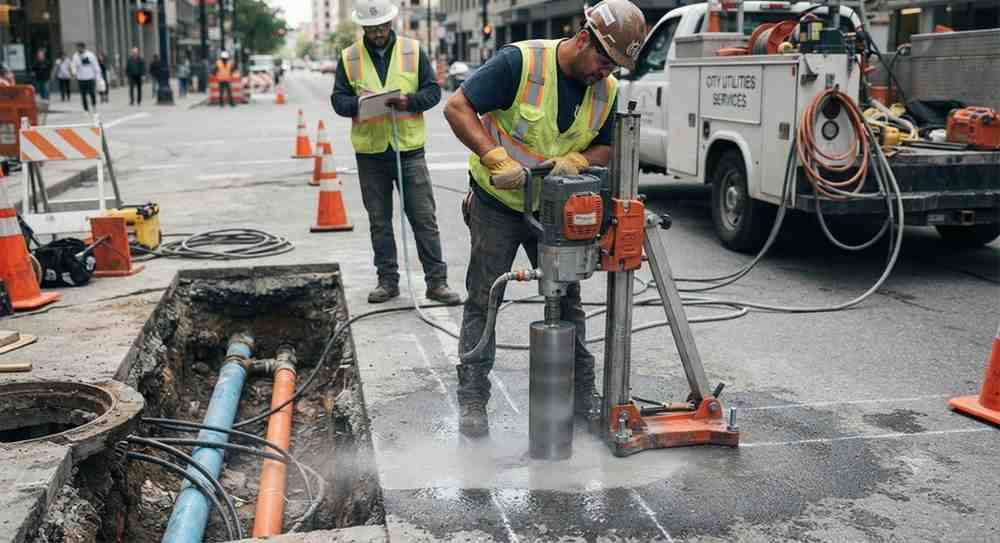 Core Drilling for Repairing Underground Utilities in India | Expert Guide