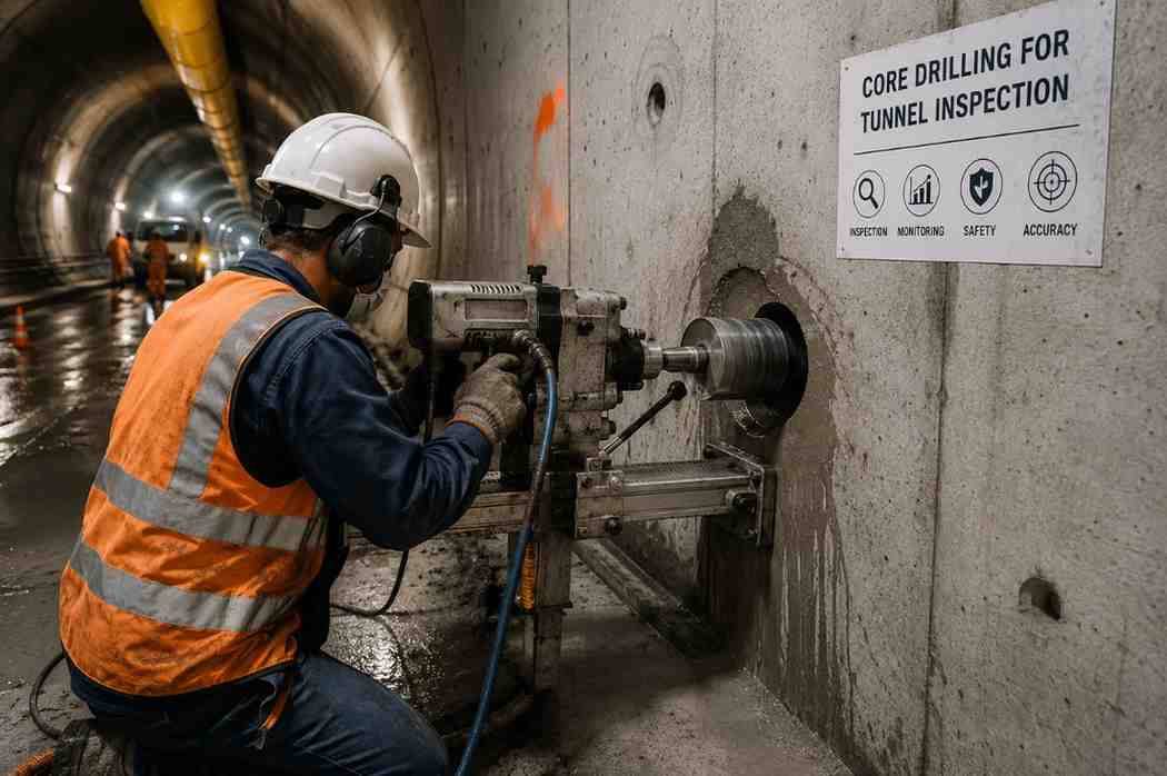 Core Drilling for Tunnel Inspection: Ensuring Structural Safety and Integrity