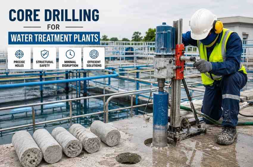 Core Drilling for Water Treatment Plants: The Backbone of Modern Municipal Infrastructure