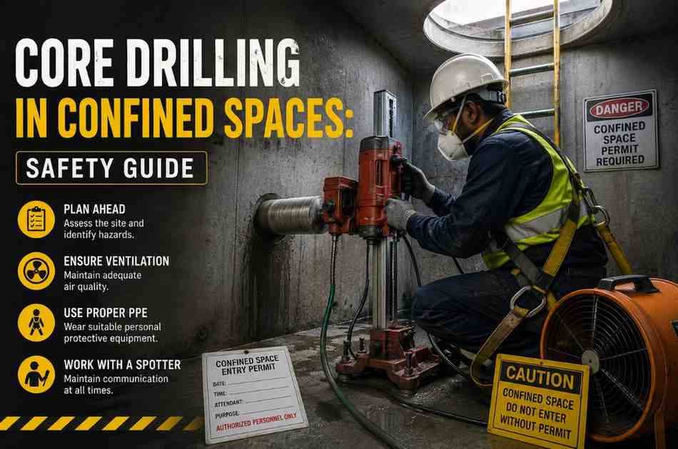 Core Drilling in Confined Spaces: Safety Guide | info@corecuttingindia.com