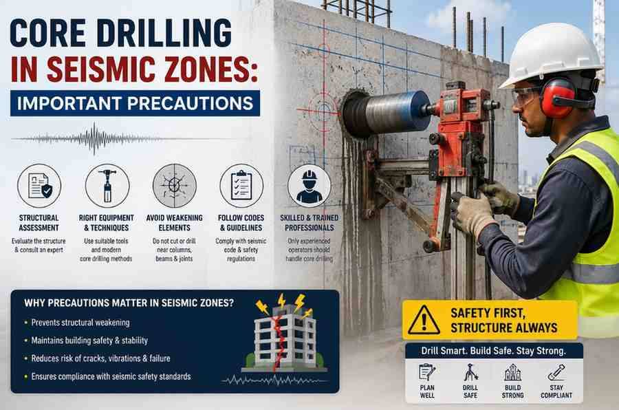 Core Drilling in Seismic Zones: Important Precautions | Core Cutting India