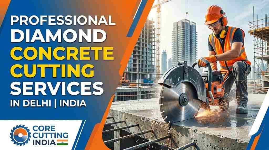 Diamond Concrete Cutting Services in Delhi | Core Cutting India