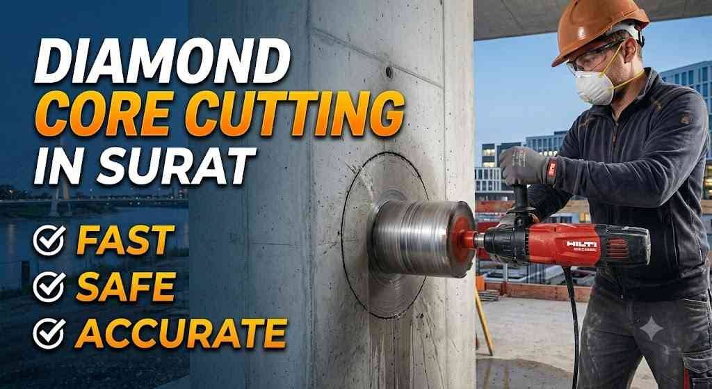 Diamond Core Cutting in Surat – Fast, Safe & Accurate Drilling