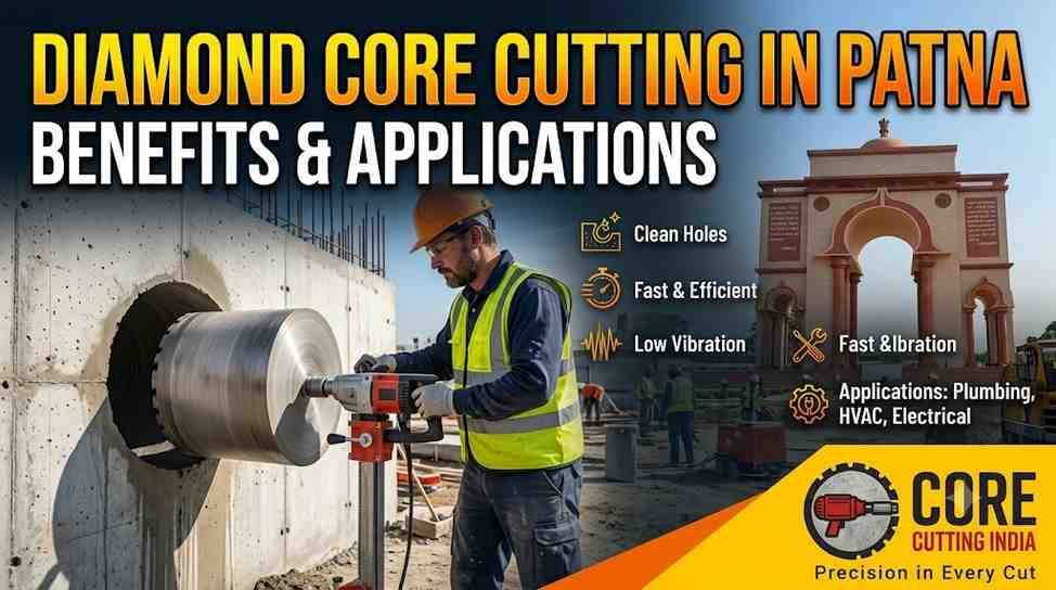 Diamond Core Cutting in Patna – Benefits & Applications | Core Cutting India