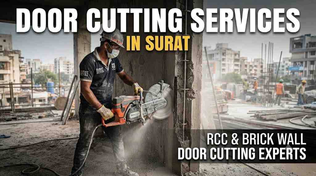 Door Cutting Services in Surat | RCC & Brick Wall Door Cutting Experts