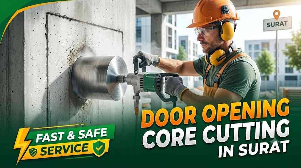 Door Opening Core Cutting in Surat – Fast & Safe Service