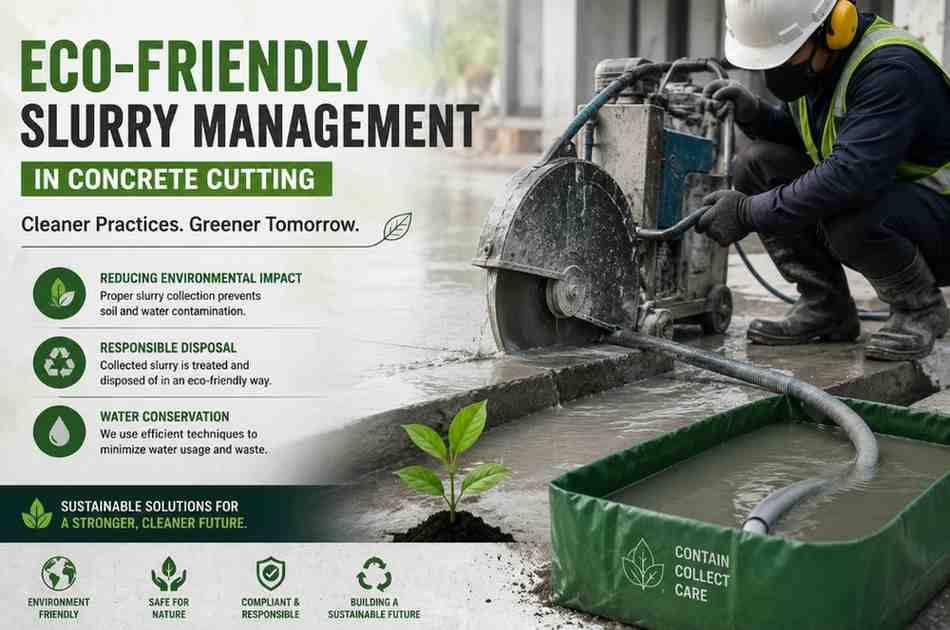 Eco-Friendly Slurry Management in Concrete Cutting: A Complete Guide by Core Cutting India