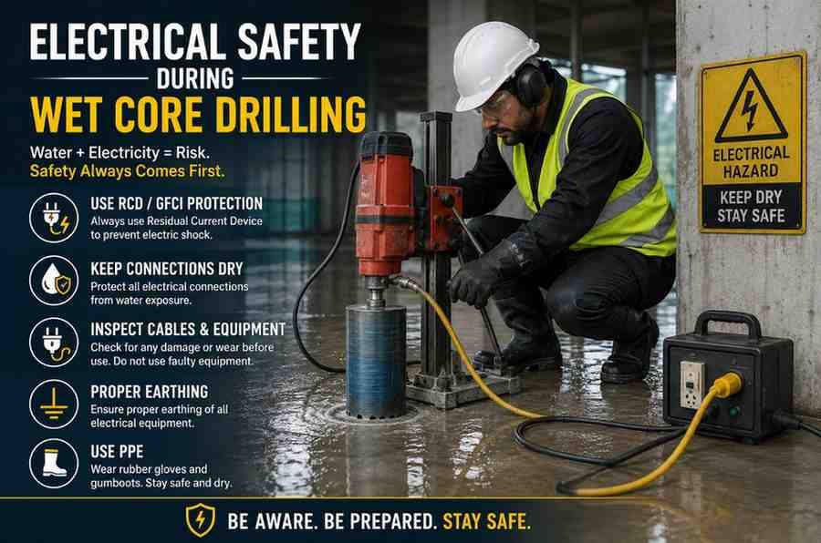 Electrical Safety During Wet Core Drilling