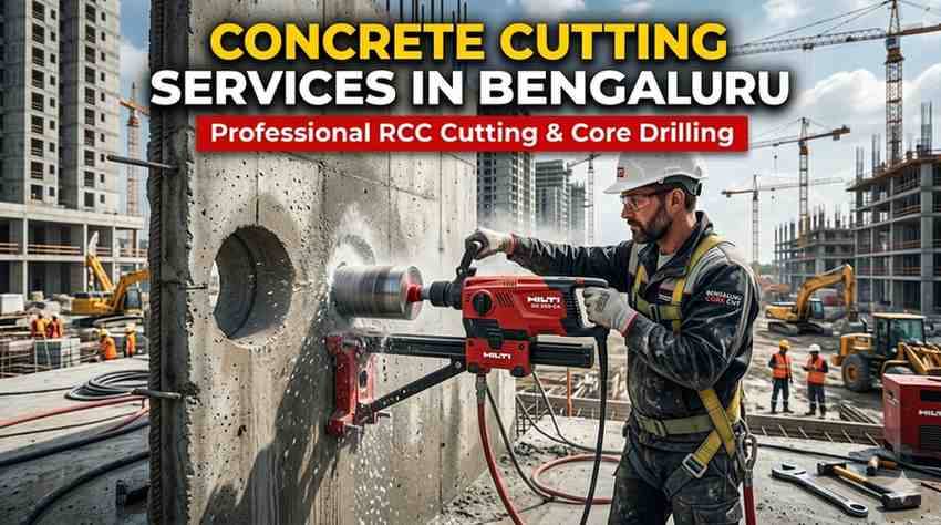Concrete Cutting Services in Bengaluru – Professional RCC Cutting & Core Drilling Solutions