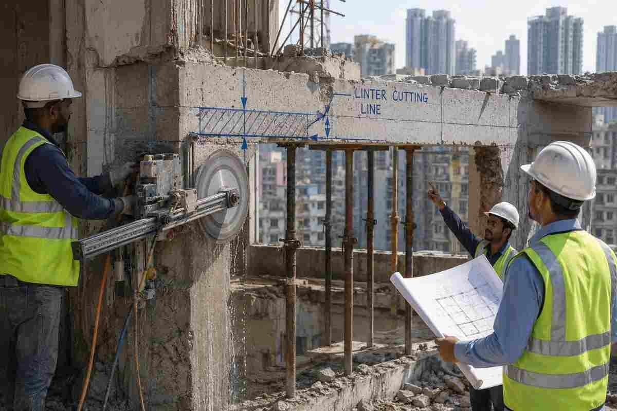 Linter Cutting in Mumbai Redevelopment: Structural Plan & Guide for Builders