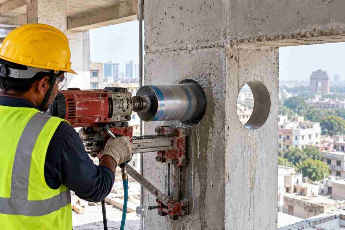 Core Cutting in Delhi: Avoid Structural Damage | Core Cutting India