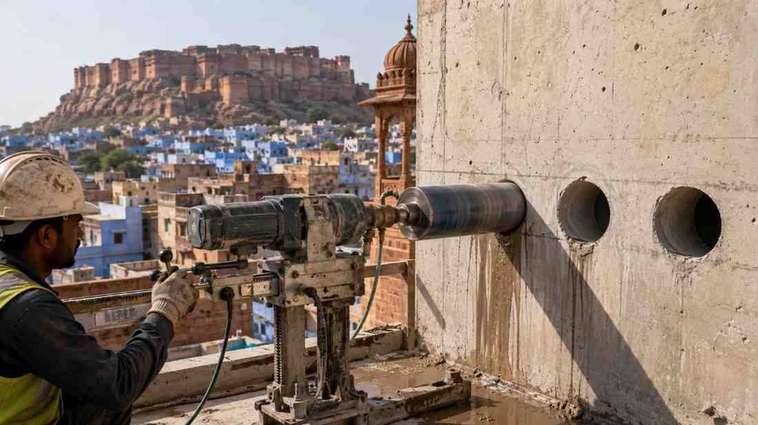 How Diamond Core Drilling Helps Preserve Structural Strength in Jodhpur Buildings
