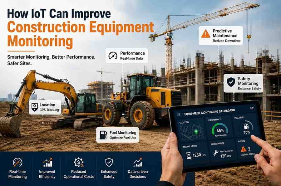 How IoT Can Improve Construction Equipment Monitoring | Core Cutting India