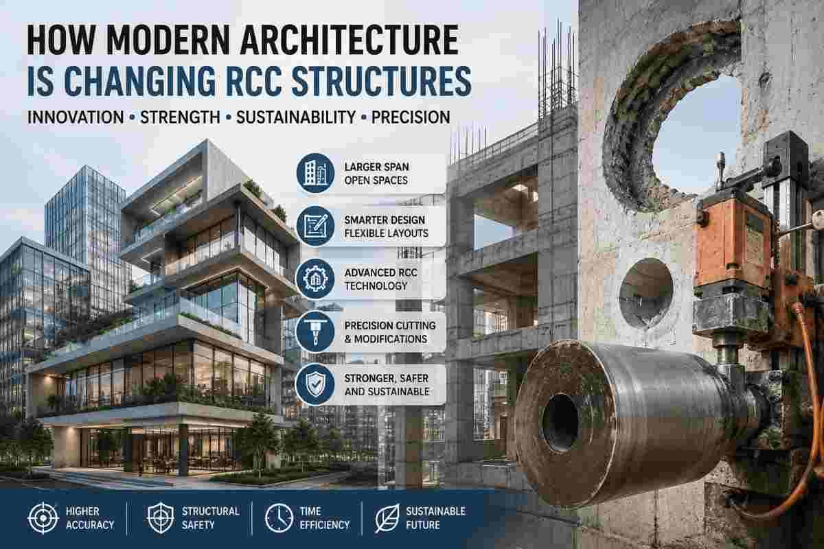 How Modern Architecture Is Changing RCC Structures | Core Cutting India