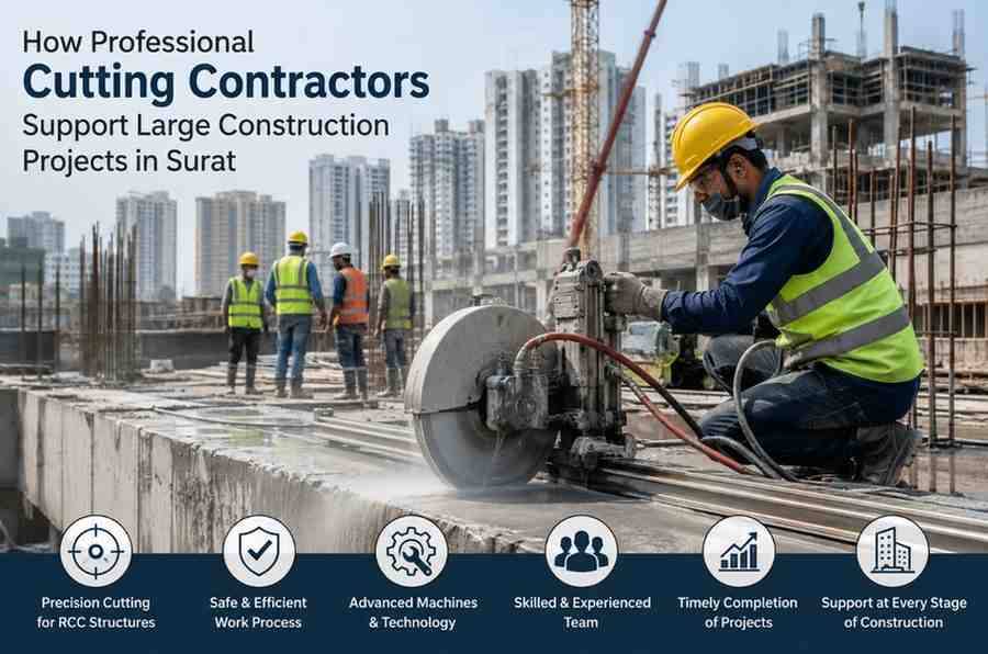How Professional Cutting Contractors Support Large Construction Projects in Surat