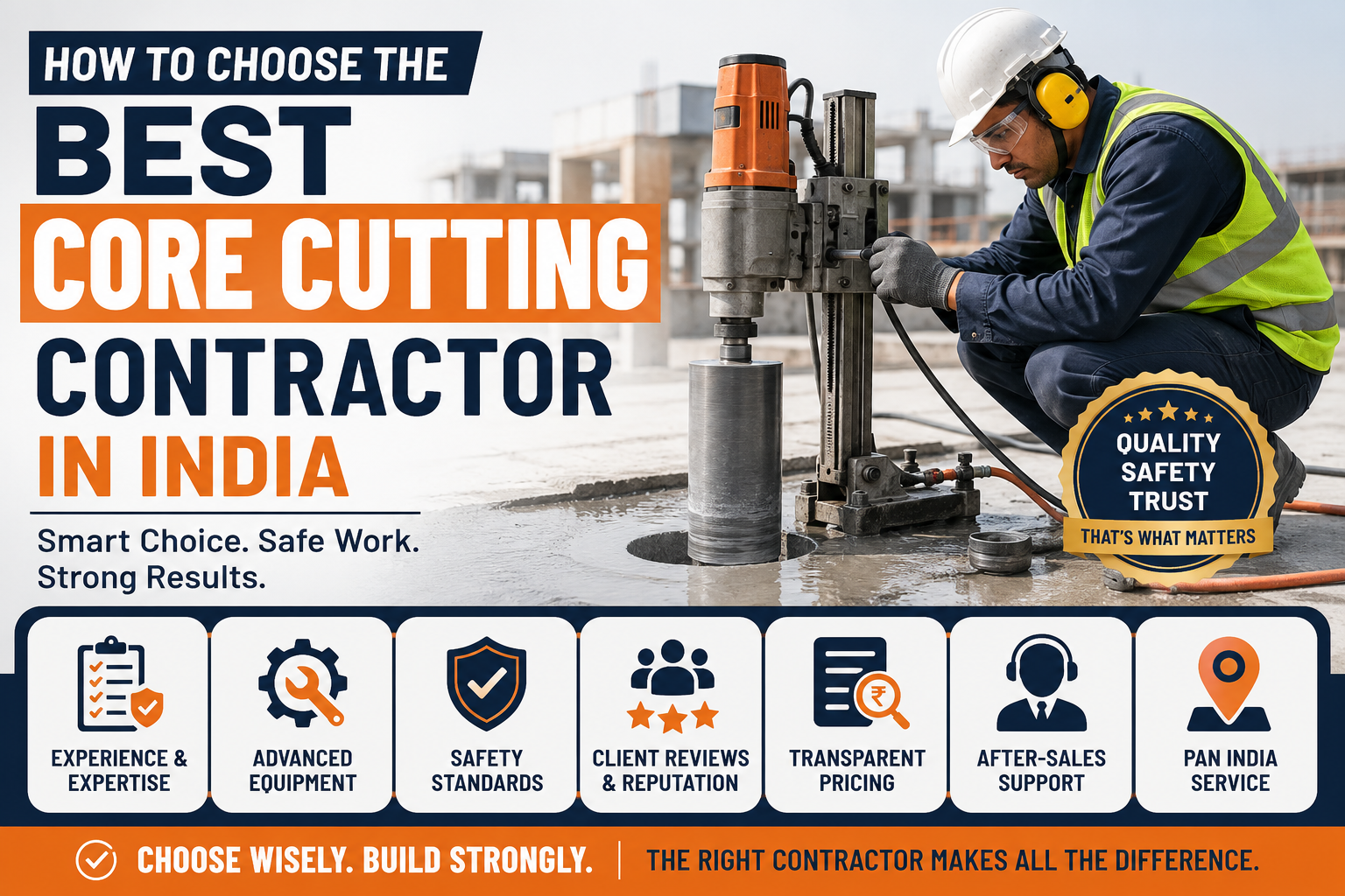 How to Choose the Best Core Cutting Contractor in India | Core Cutting India