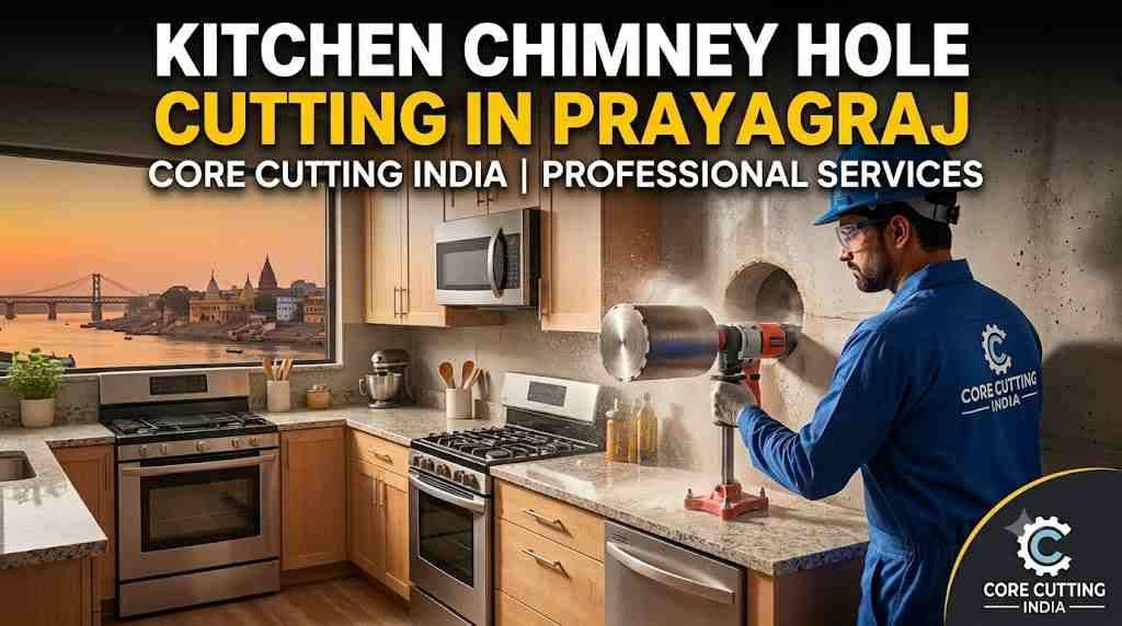 Kitchen Chimney Hole Cutting Services in Prayagraj | Core Cutting India