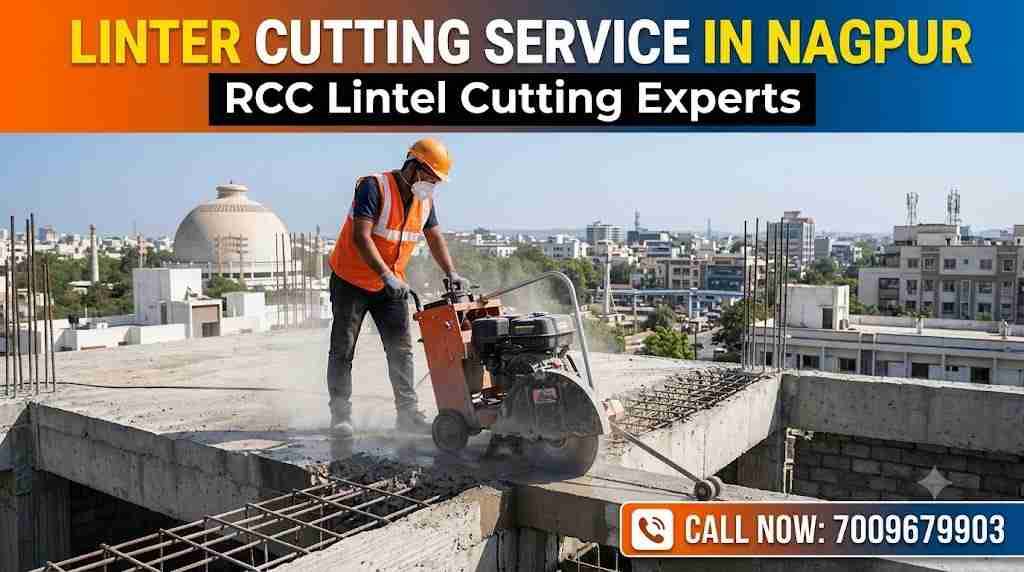 Linter Cutting Service in Nagpur | RCC Lintel Cutting Experts – 7009679903