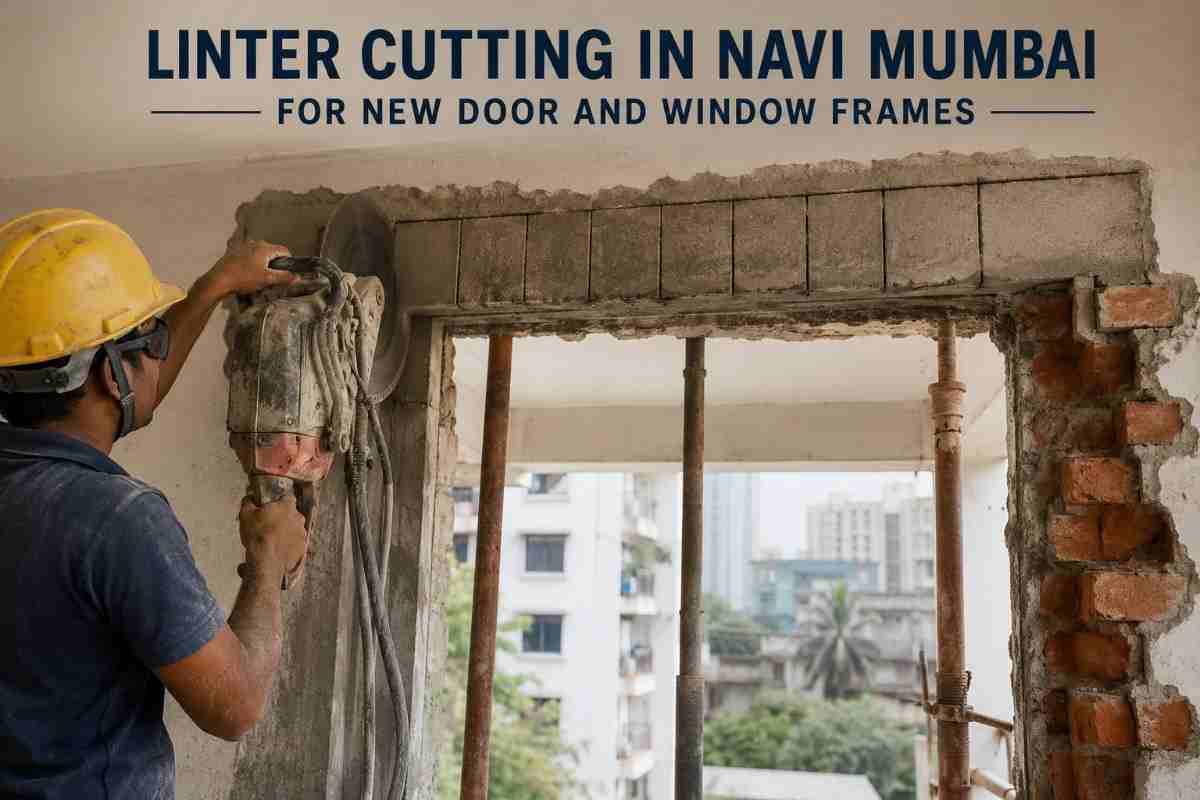 Professional Linter Cutting in Navi Mumbai for New Door & Window Frames | Core Cutting India