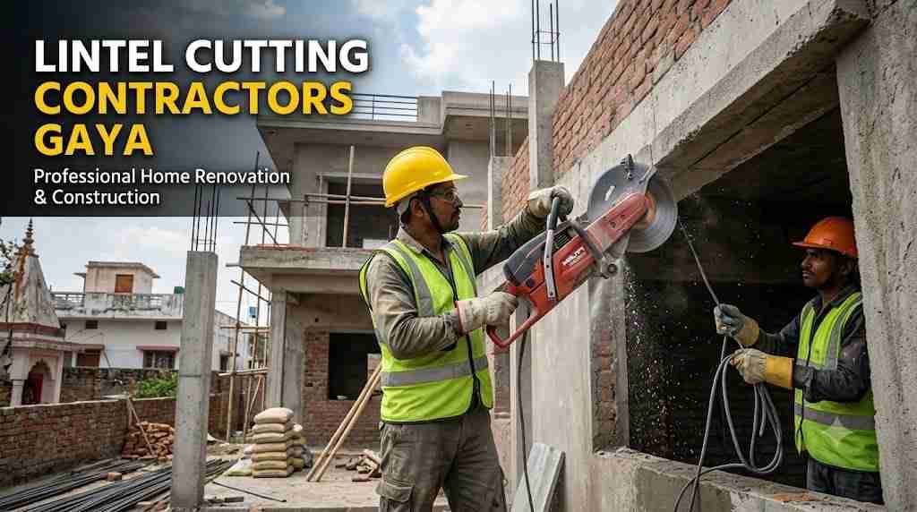 Linter (Lintel) Cutting Contractors in Gaya | Home Renovation