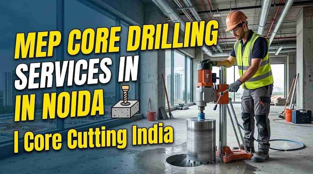MEP Core Drilling Services in Noida | Core Cutting India