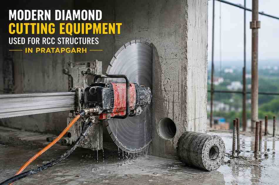 Modern Diamond Cutting Equipment Used for RCC Structures in Pratapgarh: Complete Guide to Advanced Concrete Cutting Technology